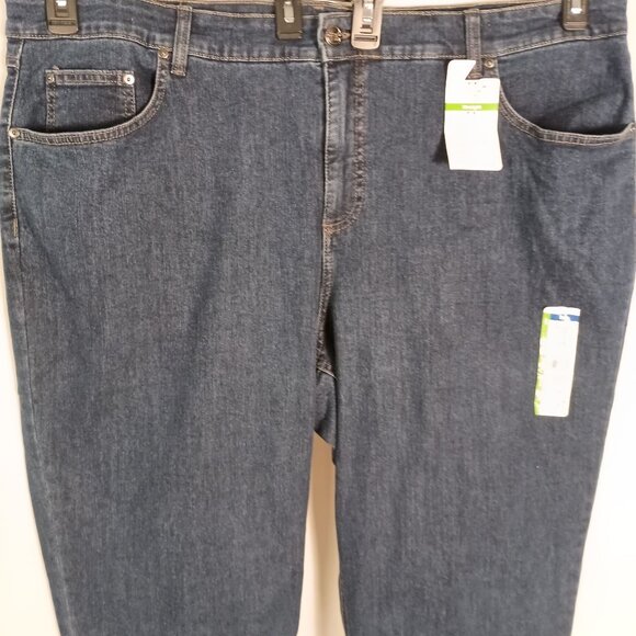 Terra & Sky Plus Jeans 24W Tummy Control Mid Rise Straight Leg Stretch NWT - Picture 5 of 9
